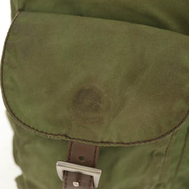 PRADA Backpack Nylon Khaki Silver Auth 148793 - 0