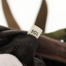 PRADA Backpack Nylon Khaki Silver Auth 148793-12