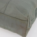 PRADA Shoulder Bag Nylon Gray Silver Auth 148795-15