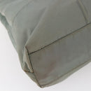 PRADA Shoulder Bag Nylon Gray Silver Auth 148795-16
