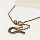 CHANEL Matelasse Chain Shoulder Bag Lamb Skin White Gold CC Auth 148797-7