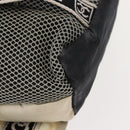 CHANEL Sports Line Waist bag Nylon Navy Silver CC Auth 148798-12