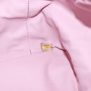 CHANEL High Summer Tote Bag Canvas Pink Silver CC Auth 148799-11