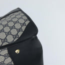 GUCCI GG Supreme Boston Bag PVC Navy Gold 24 013 3983 Auth 148800-14