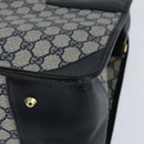 GUCCI GG Supreme Boston Bag PVC Navy Gold 24 013 3983 Auth 148800-16