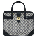 GUCCI GG Supreme Boston Bag PVC Navy Gold 24 013 3983 Auth 148800-13