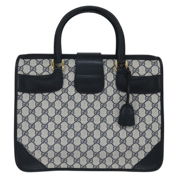 GUCCI GG Supreme Boston Bag PVC Navy Gold 24 013 3983 Auth 148800 - 0