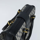 GUCCI GG Supreme Boston Bag PVC Navy Gold 24 013 3983 Auth 148800-6
