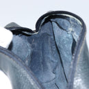 GUCCI GG Supreme Sherry Line Bag PVC Navy Gold Red 378 02 004 Auth 148802-19