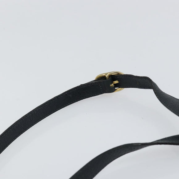 GUCCI GG Supreme Sherry Line Bag PVC Navy Gold Red 378 02 004 Auth 148802