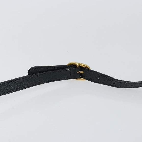 GUCCI GG Supreme Sherry Line Bag PVC Navy Gold Red 89 02 018 Auth 148804