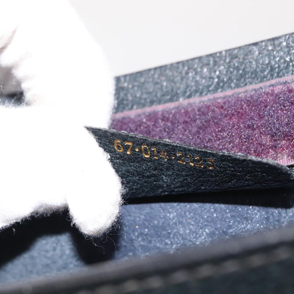 GUCCI GG Supreme Sherry Line Clutch Tas PVC Navy Rood 67 014 2125 Auth 148805