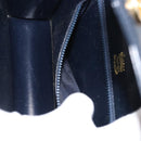 GUCCI GG Canvas Sherry Line Shoulder Bag Navy Gold Red Auth 148806-21