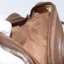 GUCCI GG Supreme Web Sherry Line Bag PVC Beige Gold Red 89 02 066 Auth 148807-19