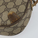 GUCCI GG Supreme Web Sherry Line Bag PVC Beige Gold Red 89 02 066 Auth 148808-12