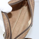 GUCCI GG Supreme Web Sherry Line Bag PVC Beige Gold Red 89 02 066 Auth 148808-17