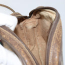 GUCCI GG Supreme Web Sherry Line Bag PVC Beige Gold Red 89 02 066 Auth 148808-19