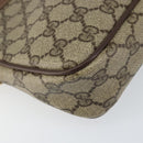 GUCCI GG Supreme Shoulder Bag PVC Beige Gold 97 02 068 Auth 148809-12