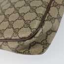 GUCCI GG Supreme Shoulder Bag PVC Beige Gold 97 02 068 Auth 148809-14