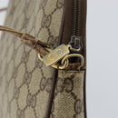 GUCCI GG Supreme Shoulder Bag PVC Beige Gold 97 02 068 Auth 148809-16