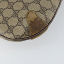 GUCCI GG Supreme Web Sherry Line Bag PVC Beige Gold Red 904 02 026 Auth 148810-11