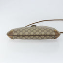 GUCCI GG Supreme Web Sherry Line Bag PVC Beige Gold Red 904 02 026 Auth 148810-9