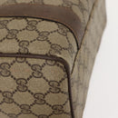 GUCCI GG Supreme Boston Bag PVC Beige Gold 000 40 0207 Auth 148811-9