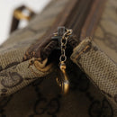 GUCCI GG Supreme Boston Bag PVC Beige Gold 000 40 0207 Auth 148811-10