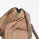 GUCCI GG Supreme Boston Bag PVC Beige Gold 000 40 0207 Auth 148811-23