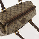 GUCCI GG Supreme Boston Bag PVC Beige Gold 000 40 0207 Auth 148811-6