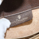 GUCCI GG Supreme Web Sherry Line Bag PVC Beige Gold 116 02 076 Auth 148812-18