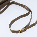 GUCCI GG Supreme Web Sherry Line Bag PVC Beige Gold 116 02 076 Auth 148812-7