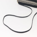 GUCCI Micro GG Supreme Bag PVC Leather Navy Gold 007 58 0014 Auth 148813-7