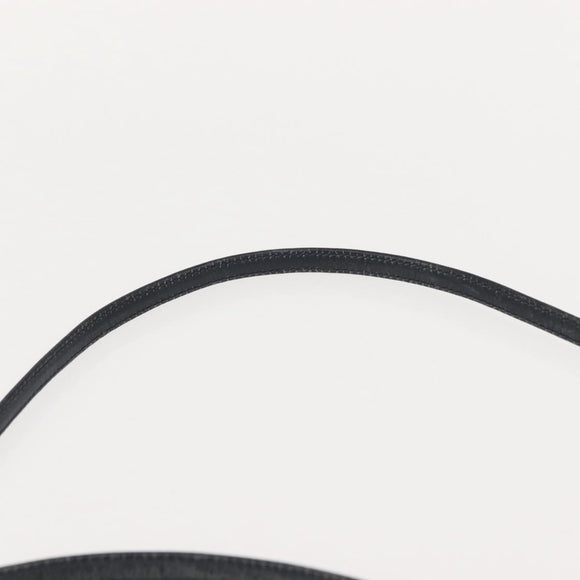 GUCCI Micro GG Supreme Bag PVC Leather Navy Gold 007 58 0014 Auth 148813