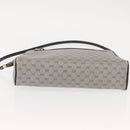 GUCCI Micro GG Supreme Bag PVC Leather Navy Gold 007 58 0014 Auth 148813-5