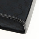 GUCCI GG Canvas Jackie Shoulder Bag Black Silver 002 1073 1781 Auth 148814V-12