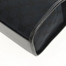 GUCCI GG Canvas Jackie Shoulder Bag Black Silver 002 1073 1781 Auth 148814V-13