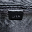 GUCCI GG Canvas Jackie Shoulder Bag Black Silver 002 1073 1781 Auth 148814V-16