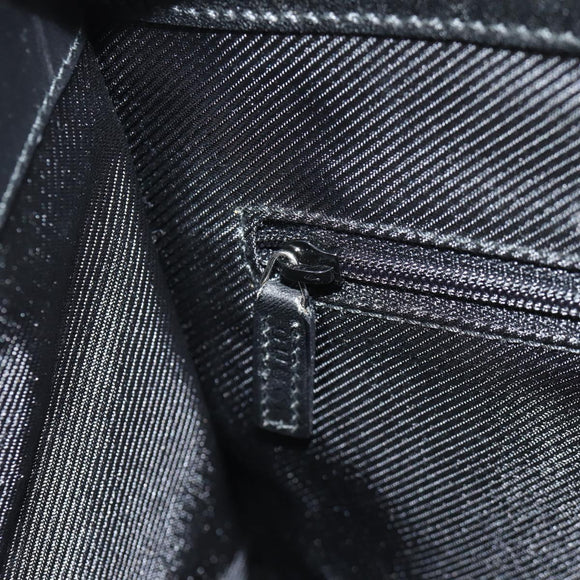 GUCCI GG Canvas Jackie Shoulder Bag Black Silver 002 1073 1781 Auth 148814V