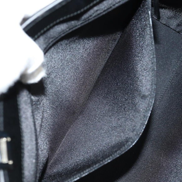 GUCCI GG Canvas Jackie Shoulder Bag Black Silver 002 1073 1781 Auth 148814V