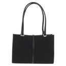 GUCCI GG Canvas Jackie Shoulder Bag Black Silver 002 1073 1781 Auth 148814V-3