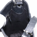 GUCCI GG Canvas Shoulder Bag Black Silver 110292 Auth 148815-17