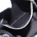 GUCCI GG Canvas Shoulder Bag Black Silver 110292 Auth 148815-19