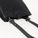 GUCCI GG Canvas Shoulder Bag Black Silver 110292 Auth 148815-6