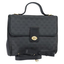 GUCCI GG Canvas Hand Bag 2way Beige Gold 000 46 0274 Auth 148816-1