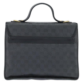 GUCCI GG Canvas Hand Bag 2way Beige Gold 000 46 0274 Auth 148816 - 0