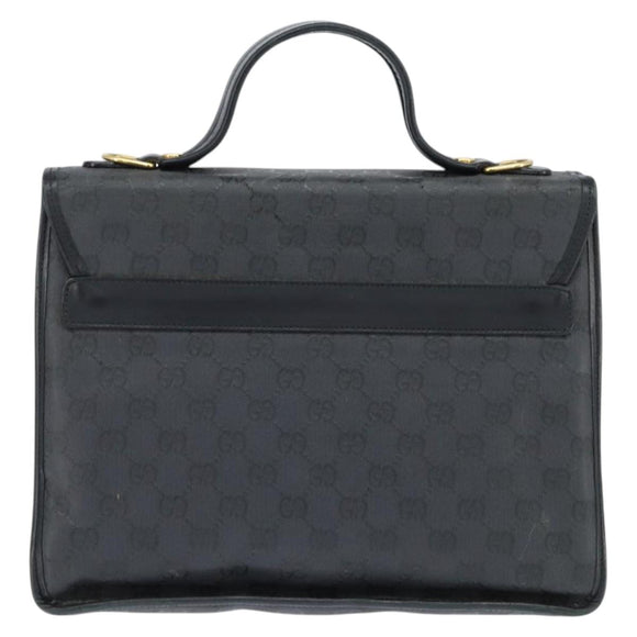 GUCCI GG Canvas Hand Bag 2way Beige Gold 000 46 0274 Auth 148816