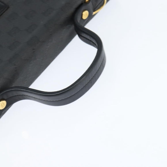 GUCCI GG Canvas Hand Bag 2way Beige Gold 000 46 0274 Auth 148816