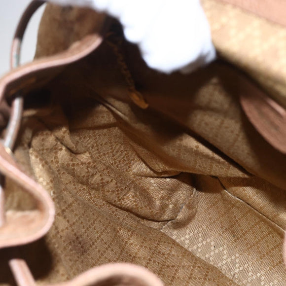 GUCCI Bamboo Backpack Suede Brown Gold 003 2058 0016 Auth 148819