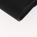 GUCCI Chain Shoulder Bag Nylon Black Gold Auth 148820-17